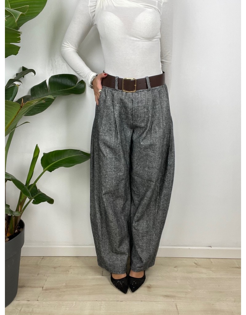 PANTALONI PATRIZIA NERO