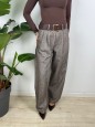 PANTALONI PATRIZIA MARRONE