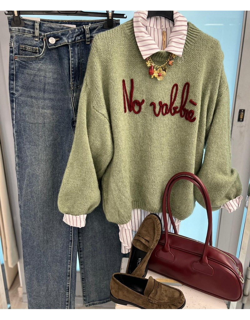 PULLOVER NO VABBè VERDE
