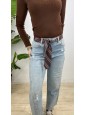 JEANS LORENZ CON CRAVATTA