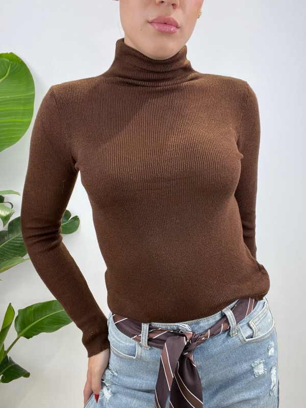 PULL DOLCEVITA KIM MARRONE PULL DOLCEVITA KIM MARRONE