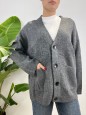 MAXI CARDIGAN LORENA GRIGIO