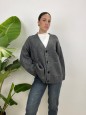 MAXI CARDIGAN LORENA GRIGIO