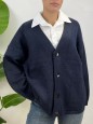 MAXI CARDIGAN LORENA BLU