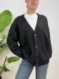 MAXI CARDIGAN LORENA NERO