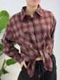 CAMICIA SASY BRILLANT BORDEAUX