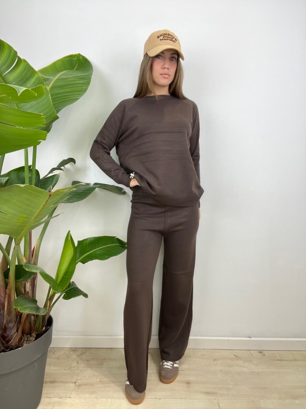CO ORD SET SIMPLY MARRONE