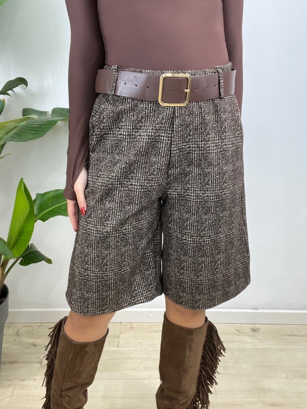 BERMUDA FEMY MARRONE