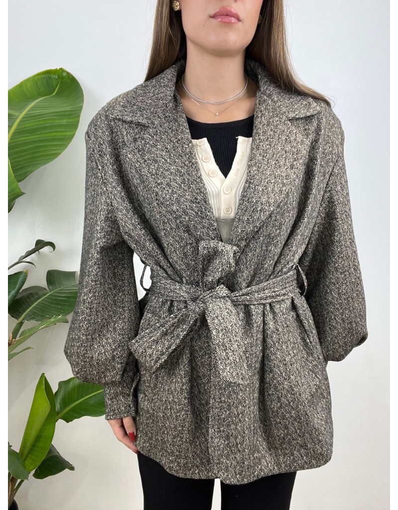 CAPPOTTO BLAZER SABRINA MARRONE