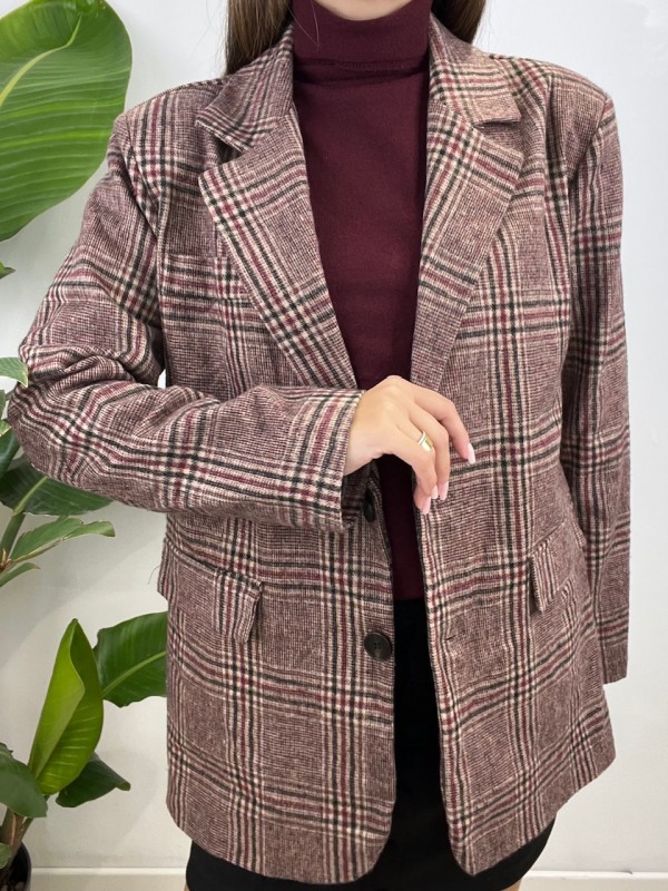BLAZER LOREDANA BORDEAUX