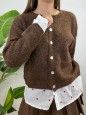 CARDIGAN ZIMY MARRONE