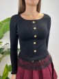 PULL MAGLIA XENIA NERA