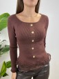 PULL MAGLIA XENIA MARRONE