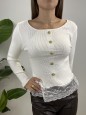 PULL MAGLIA XENIA BIANCO