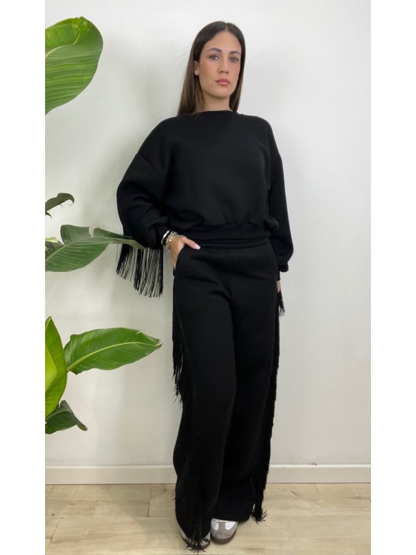 PANTALONI VERONIKA LUMINA NERO