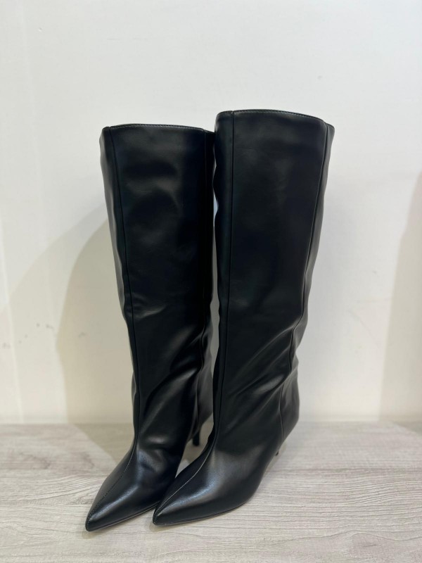 STIVALE VANITY CON TACCO NERO