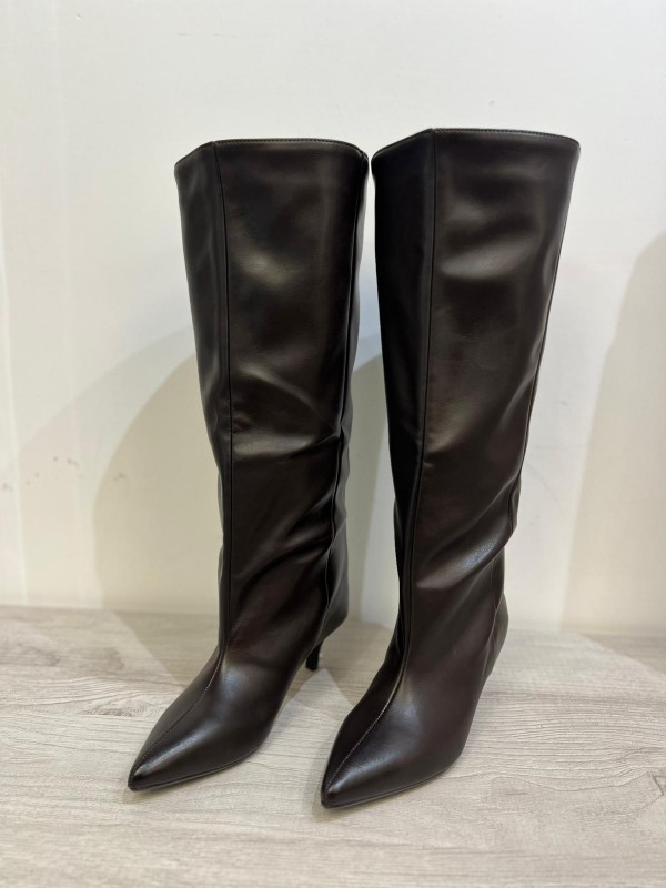 STIVALE VANITY CON TACCO MARRONE