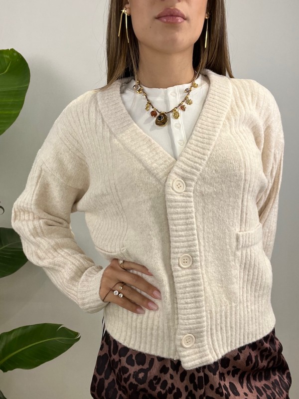 CARDIGAN JULIET PANNA
