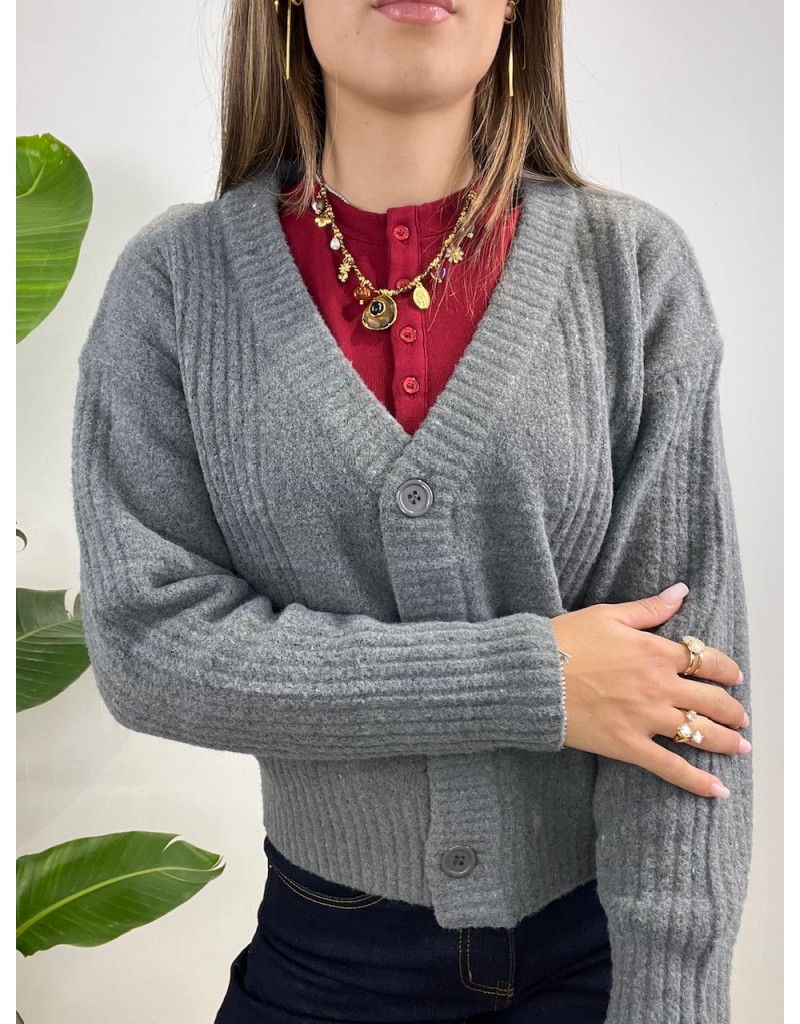 CARDIGAN JULIET GRIGIO SCURO