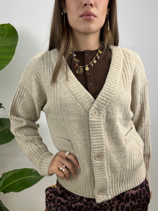 CARDIGAN JULIET BEIGE