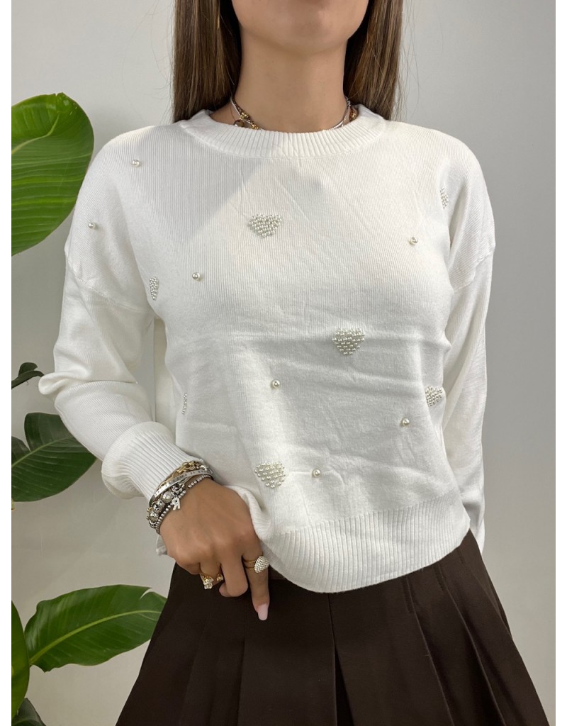 PULLOVER JOY BIANCO