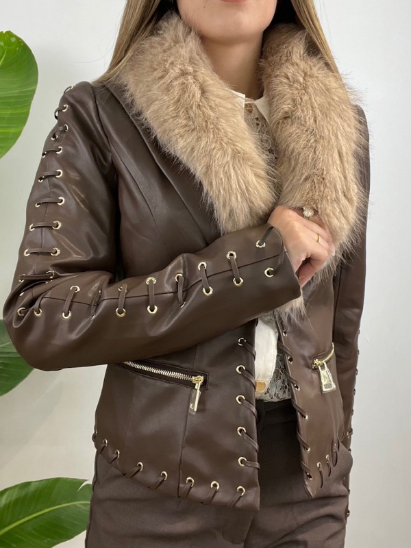 JACKET KAMBY MARRONE