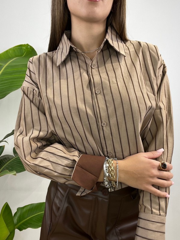 CAMICIA SABRINA MARRONE