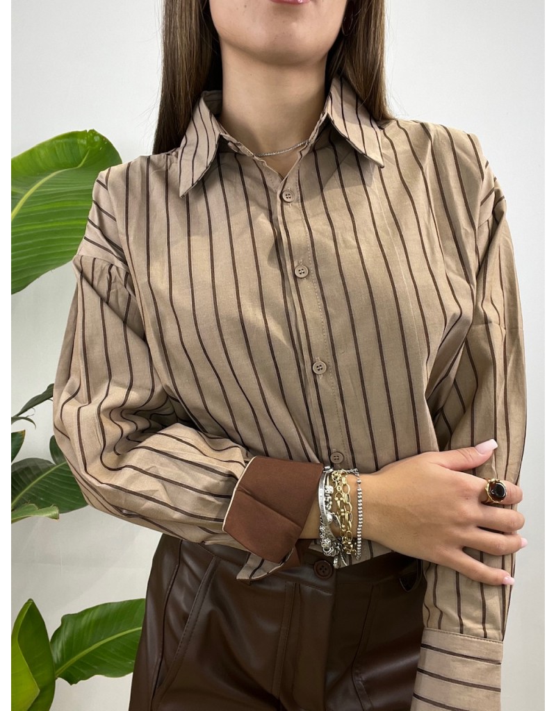 CAMICIA SABRINA MARRONE
