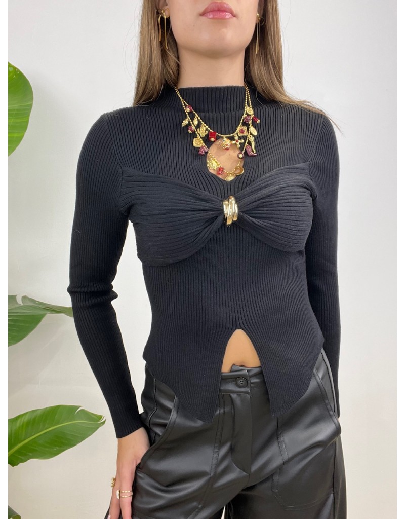 MAGLIA COSTINE GIORGIA NERA
