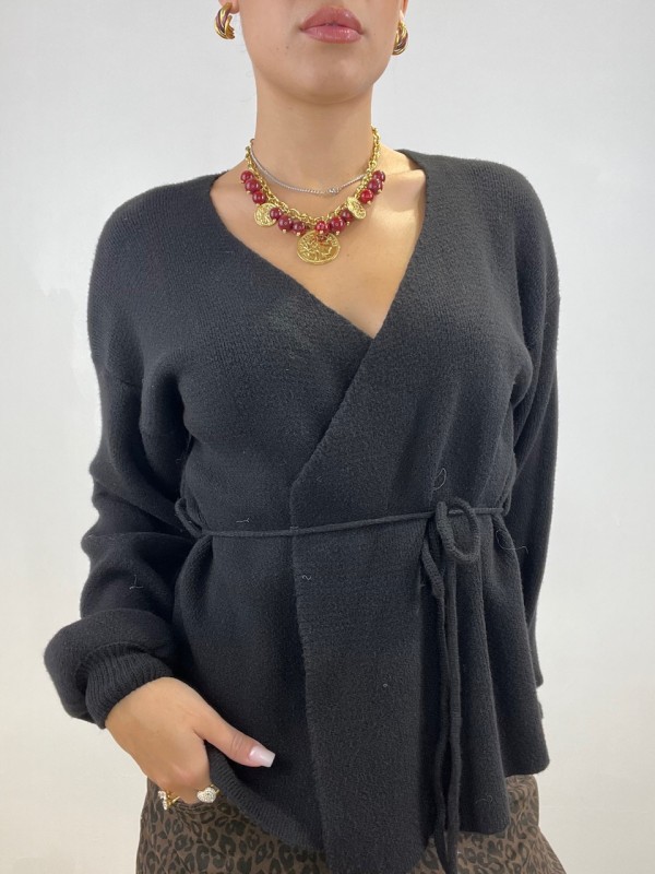 INCROCIATINA SEMPLICE NERA