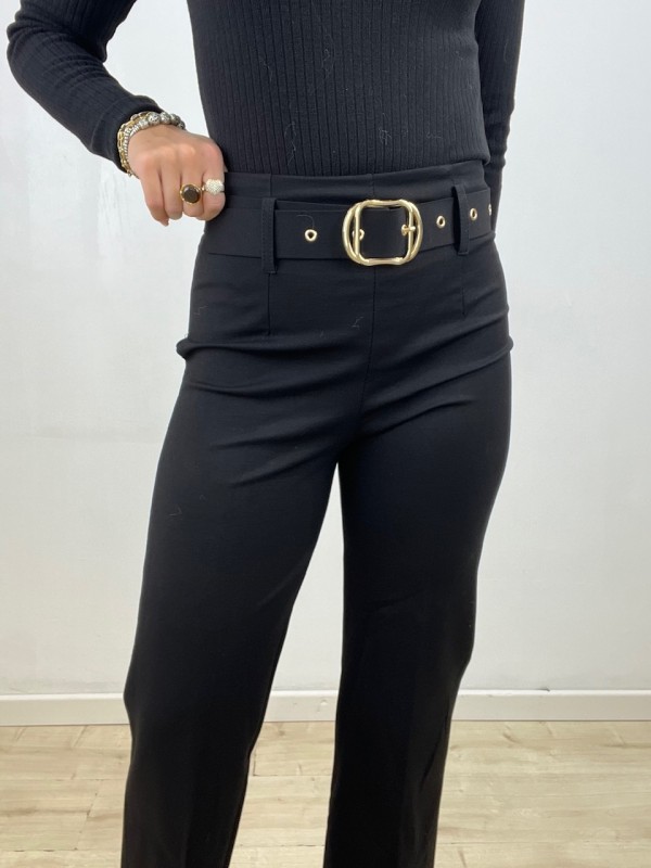 PANTALONI DIANA NERO