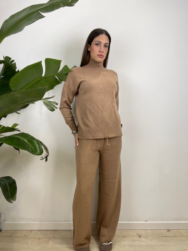 CO ORD SET GEMMA CAMEL