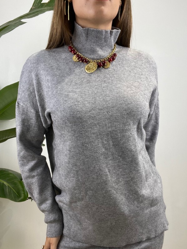 CO ORD SET GEMMA GRIGIO