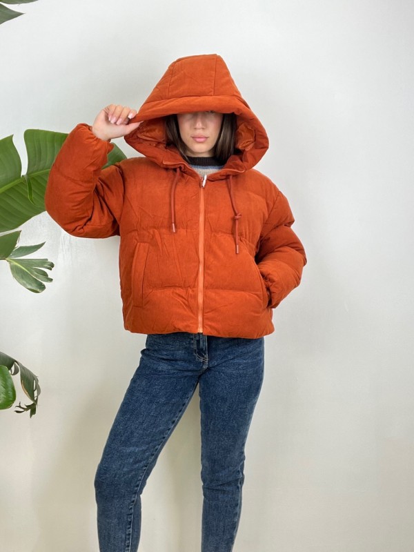 GIUBBINO BOMBER CLAUDIA RUGGINE