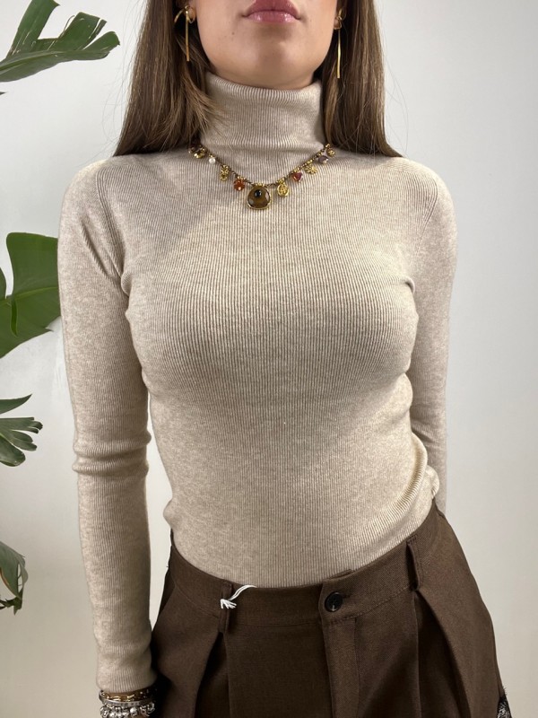 PULL DOLCEVITA LORENZA BEIGE