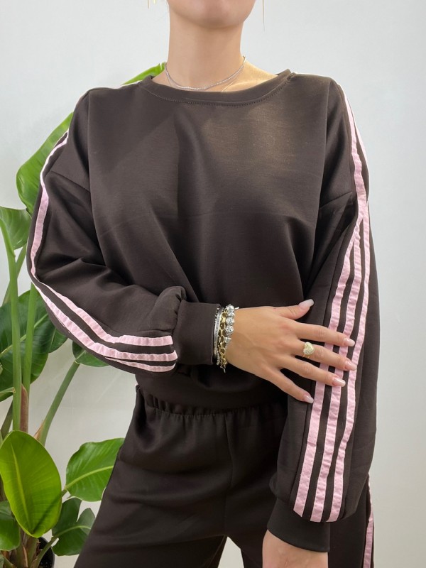 COMPLETO TUTA DIABOLIK MARRONE