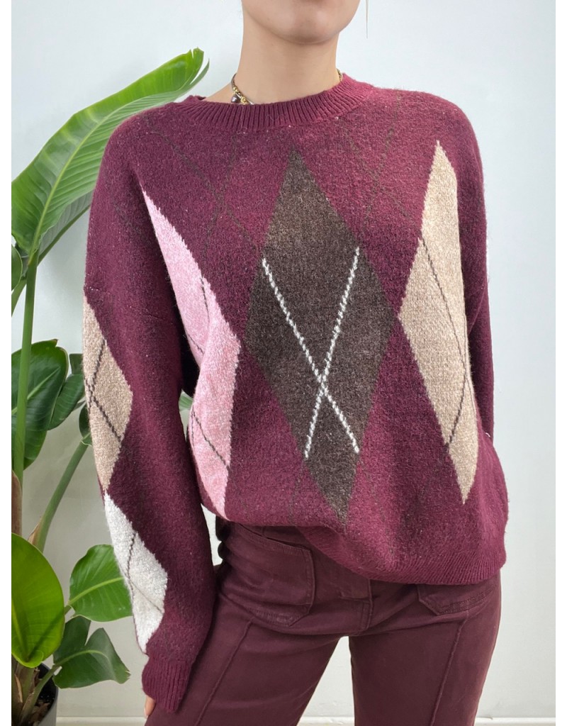 PULLOVER CLISSY BORDEAUX