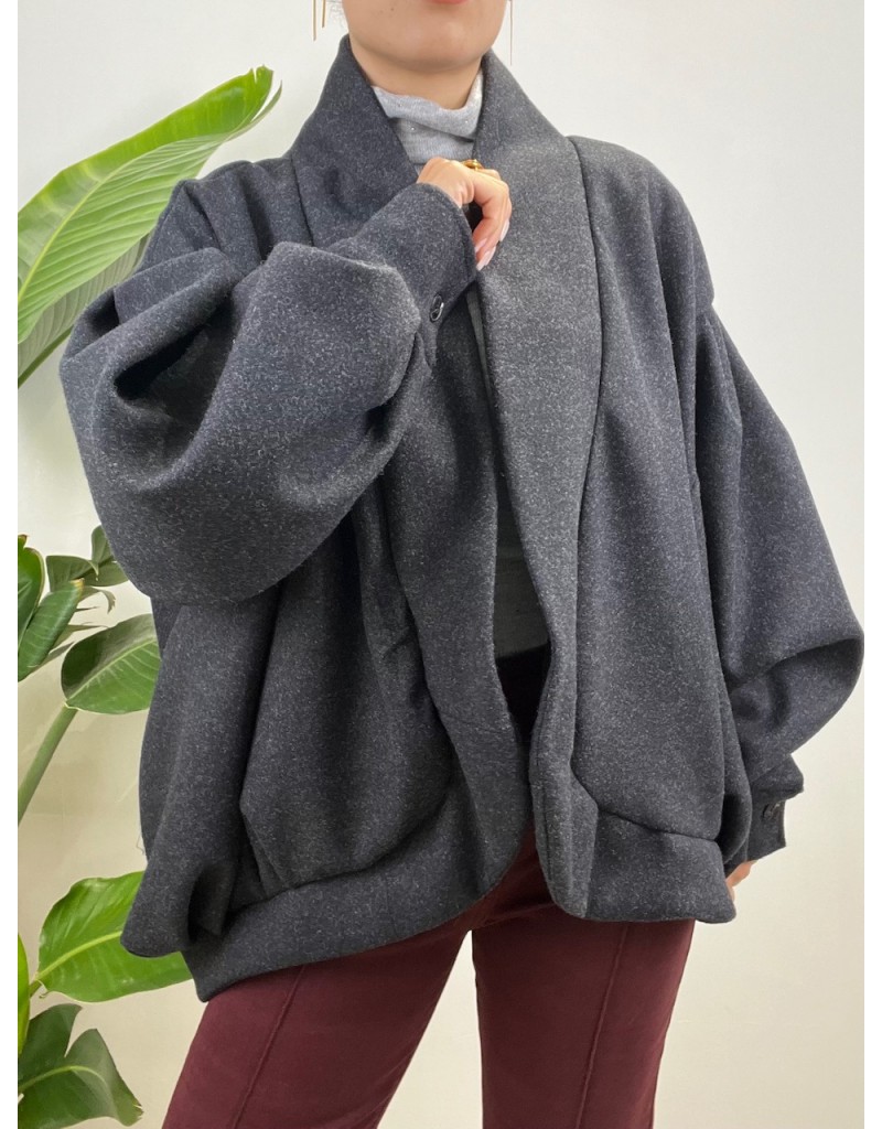 CAPPOTTO BOMBER OVER BLU