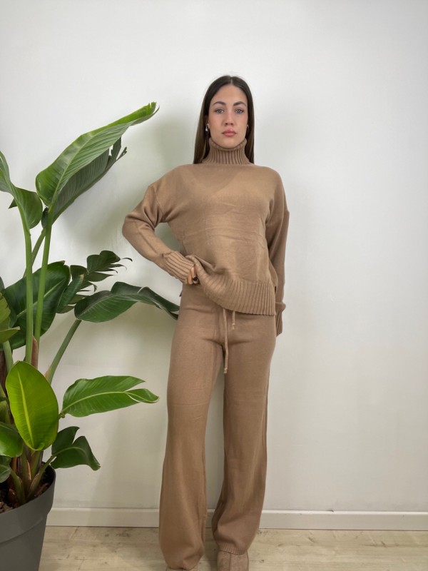CO ORD SET LUDOVICA CAMEL