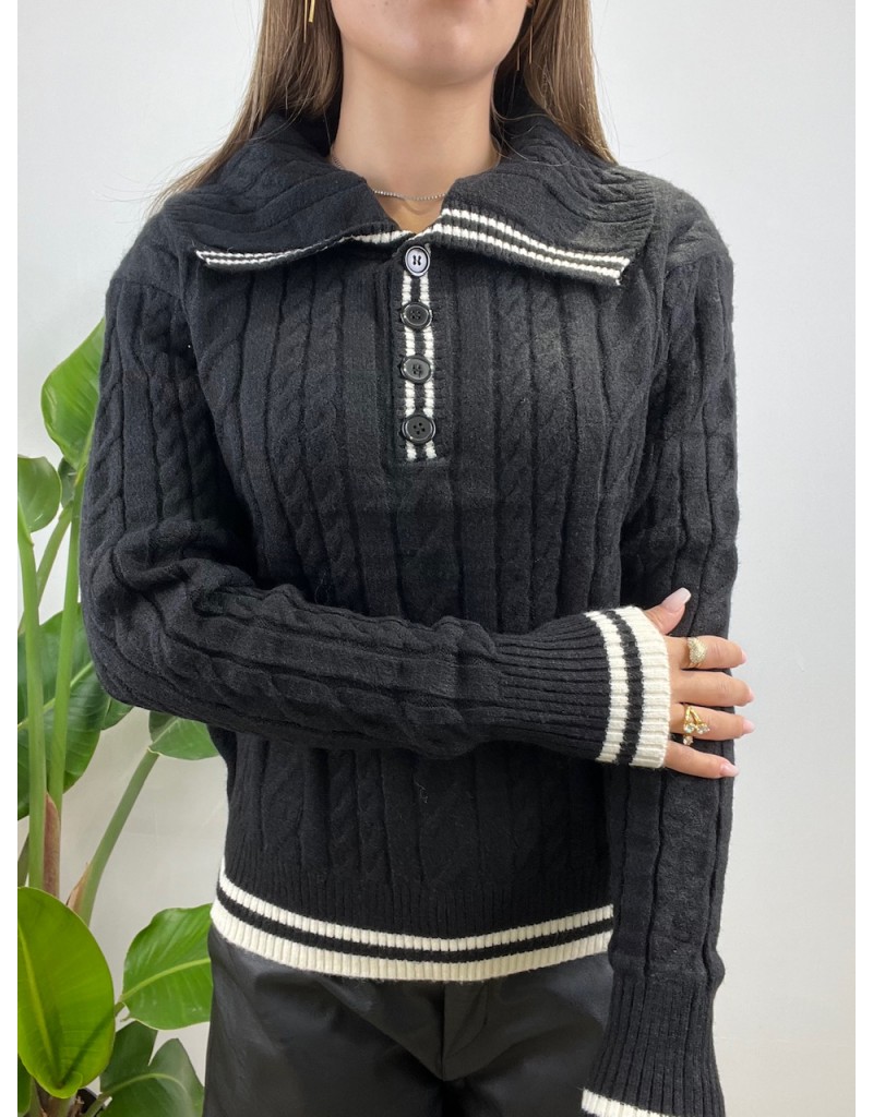 PULLOVER GLORIA NERO