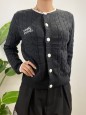 CARDIGAN NOEL NERO
