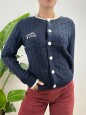 CARDIGAN NOEL BLU