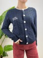 CARDIGAN NOEL BLU