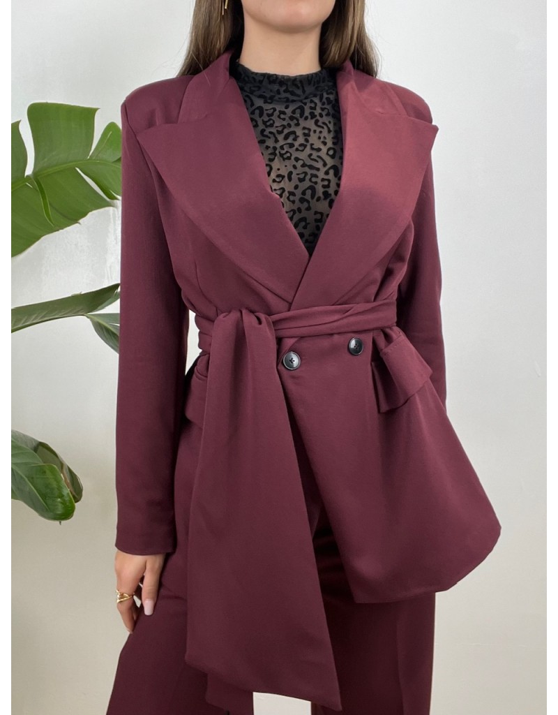 TAILLEUR GIORGIA BORDEAUX