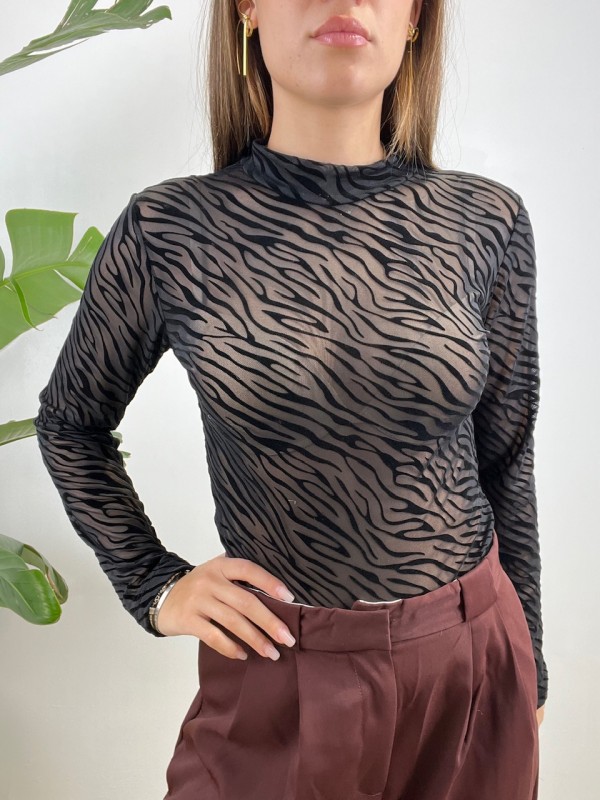 BODY ZEBRATO ECONOMY NERO