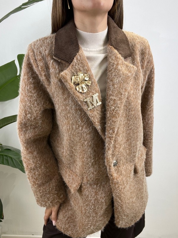 BLAZER CAPPOTTO ANNABELLA FANGO