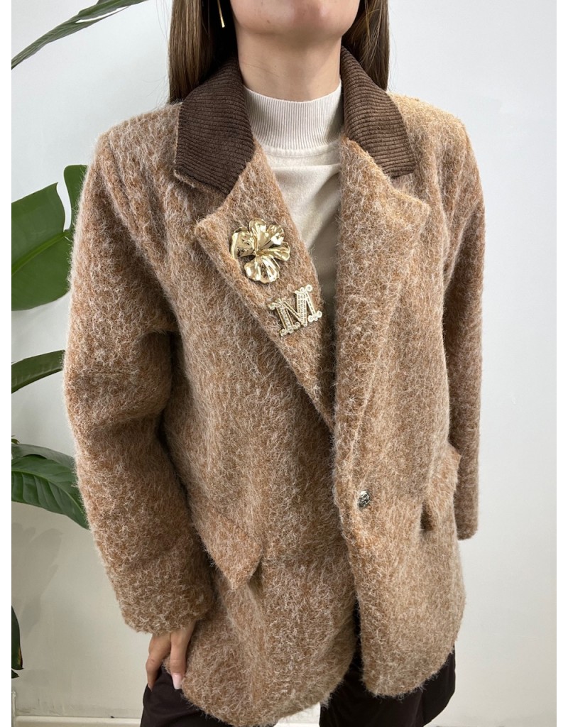 BLAZER CAPPOTTO ANNABELLA FANGO