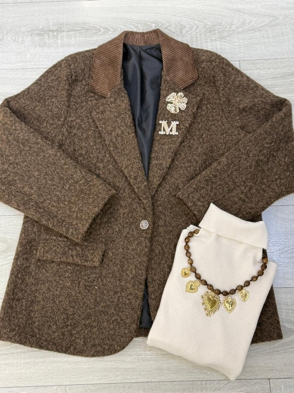 BLAZER CAPPOTTO ANNABELLA MARRONE