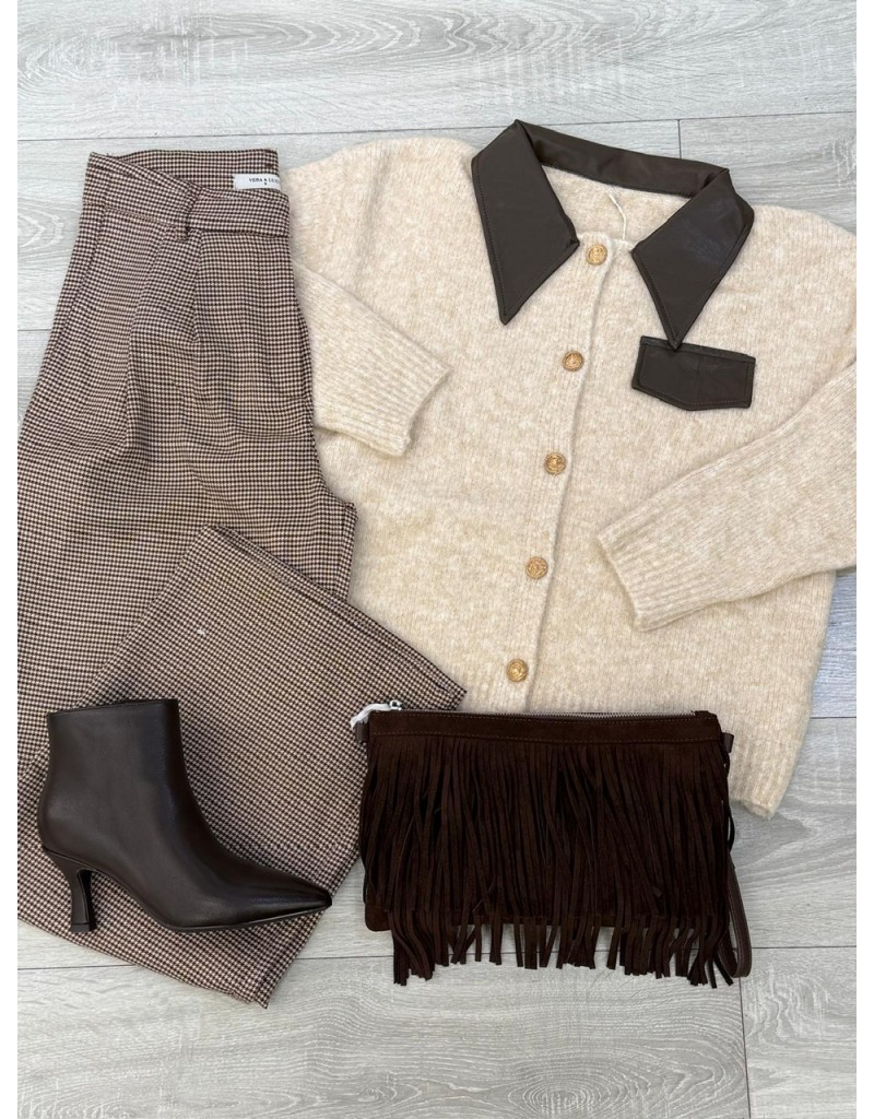 PULLOVER POLO NOEL BEIGE