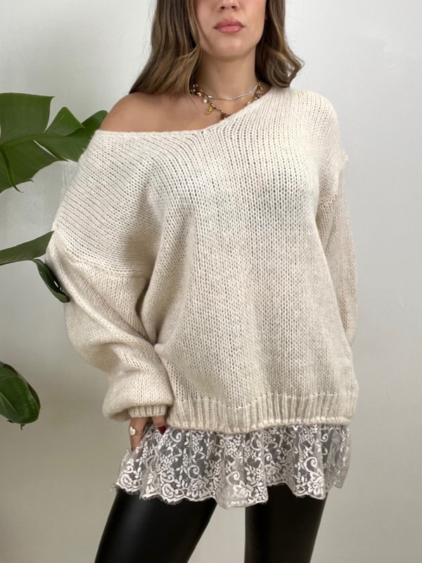 MAXI PULL CLOE BEIGE